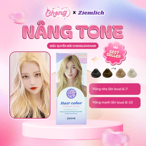 Combo Thuốc NÂNG TONE Tóc + Trợ Oxy + Túi Dụng Cụ Nhuộm | Nâng Tông Sáng, Nhuộm Tóc Chuẩn Màu Ziemlich | Chenglovehair