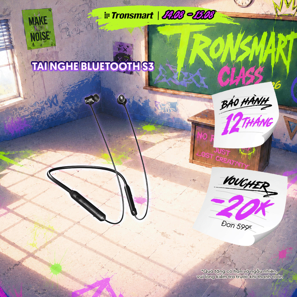 Tai nghe Bluetooth đeo cổ Tronsmart S3