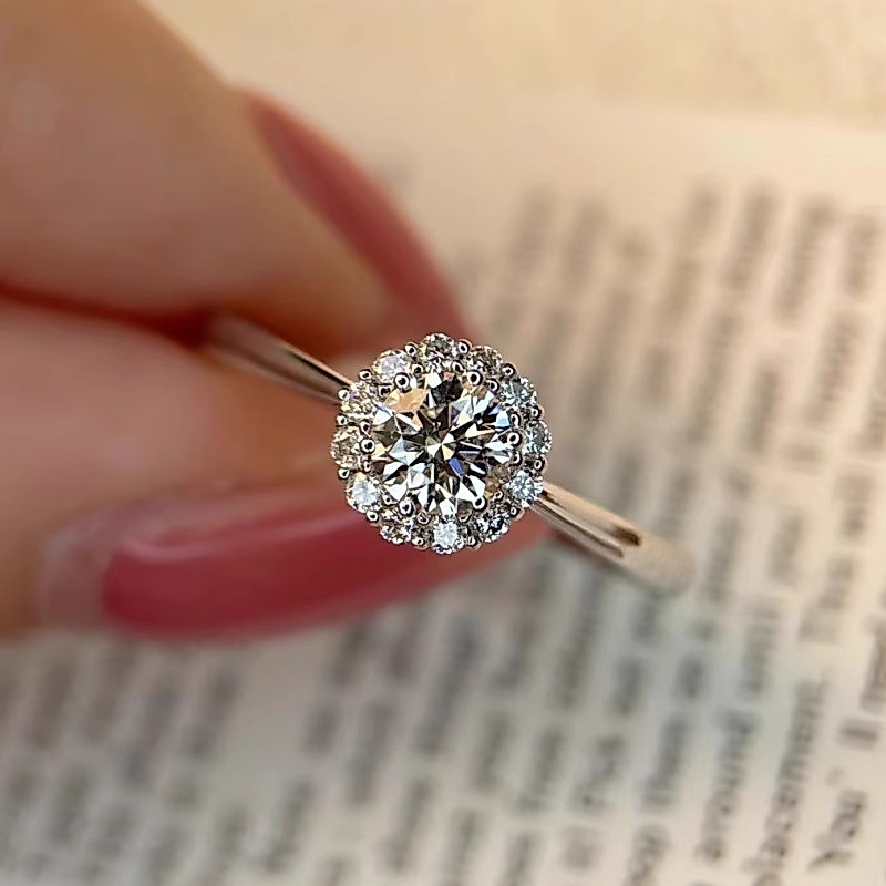 Women's 925 Silver Wedding Ring by yanshouzuojingzhishipin710