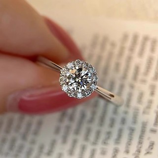 Women's 925 Silver Wedding Ring by yanshouzuojingzhishipin710