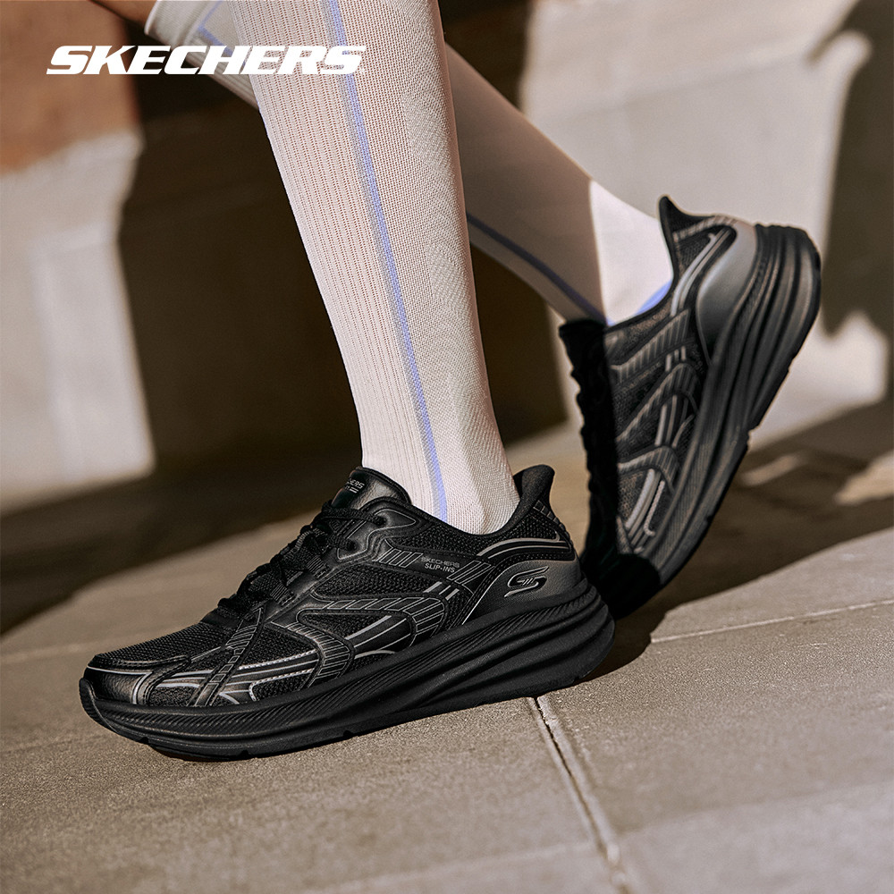 [ĐỘC QUYỀN ONLINE] Giày Thể Thao Nữ Skechers Slip-Ins BOBS Sport Skillz Kick It Thường Ngày - 117762-BBK Memory Foam