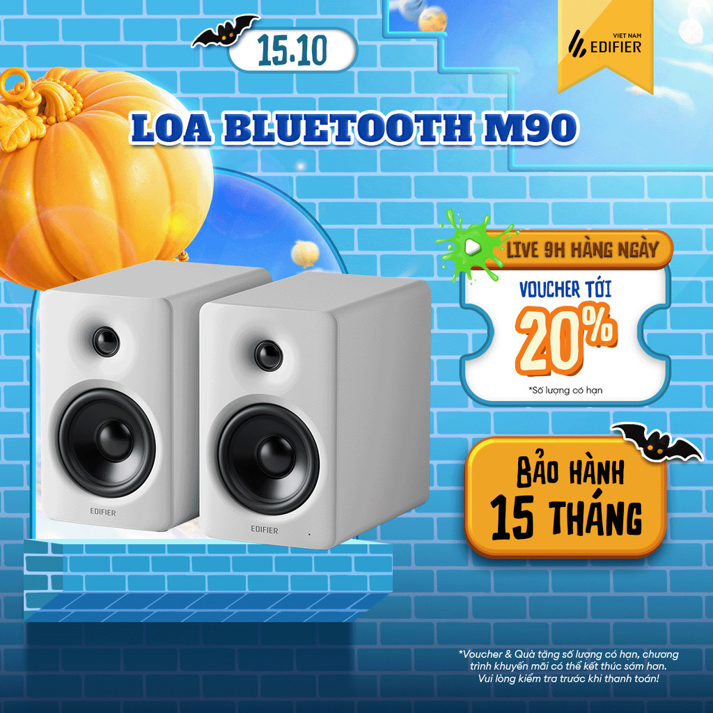 Loa Máy Tính Để Bàn M90 | Công Suất 100W | Bluetooth V6.0 | Thiết Kế Nhỏ Gọn | Bảo Hành 15 Tháng