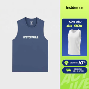 Áo Ba Lỗ Tanktop Nam Insidemen Thoáng mát năng động co giãn ITL011MAH0