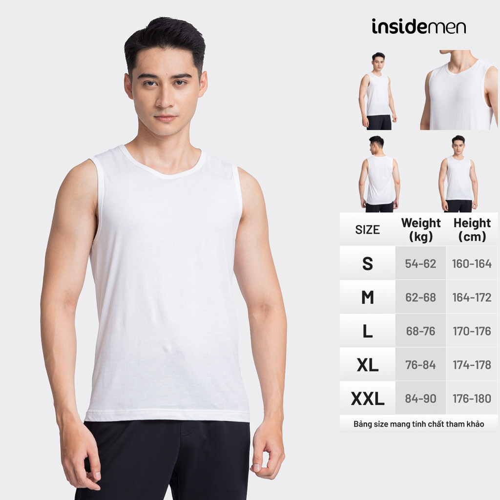 Combo Áo Ba Lỗ Tanktop Chất Liệu Cao Cấp Mềm Mịn, Thoáng Khí Insidemen ITL001EXP