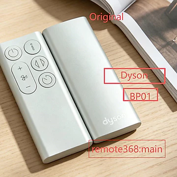 Dành Cho Quạt Lọc Không Khí Dyson Cool Chính Hãng 6 Nút Điều Khiển Từ Xa Bạc Dyson BP01 Máy Lọc Không Khí Phần Từ Xa, Mẫu Thẳng