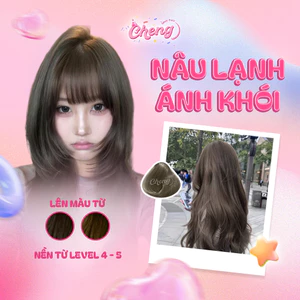 Thuốc Nhuộm Tóc Màu NÂU LẠNH ÁNH KHÓI Không Tẩy | Chenglovehair, Chenglovehairs