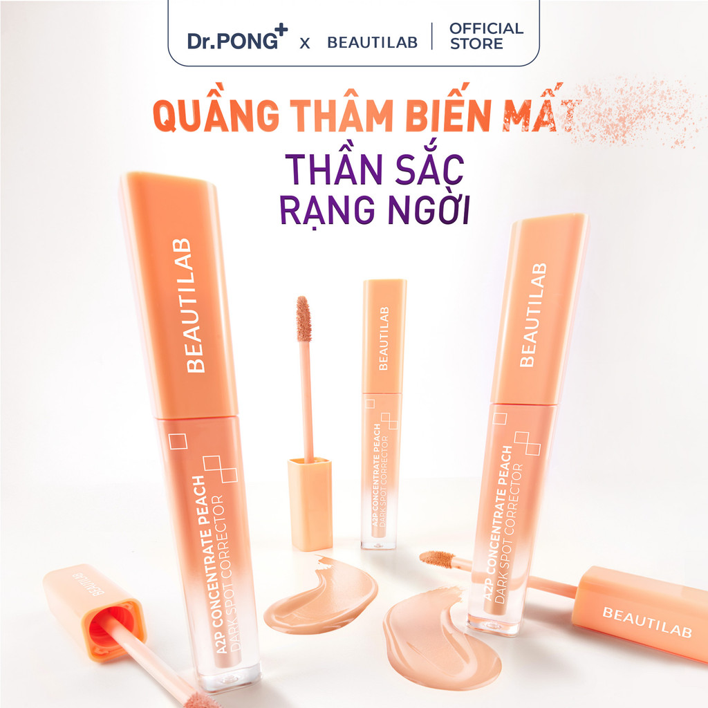 [2 Được 3] [Bán Chạy] Kem che khuyết điểm & triệt sắc BEAUTILAB A2P Dark Spot & Retouch Brightening Concealer 2.5g