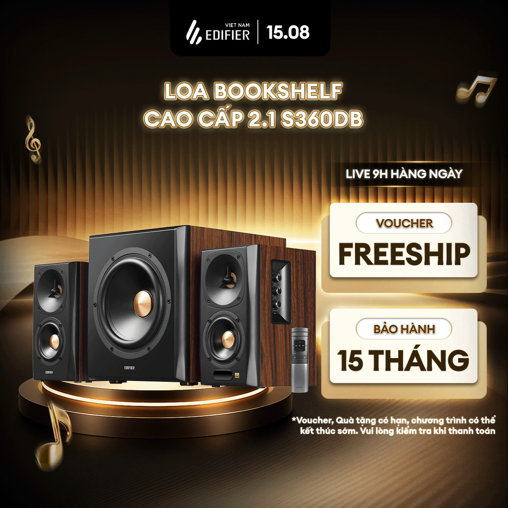 Loa bookshelf EDIFIER S360DB