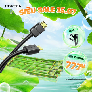 Cáp HDMI 2.0 tốc độ cao Ugreen HD104 Dùng cho Xiaomi Mi Box PS4 Bộ Chia HDMI Cáp Chuyển Đổi HDM | BH 18 tháng 1 đổi 1