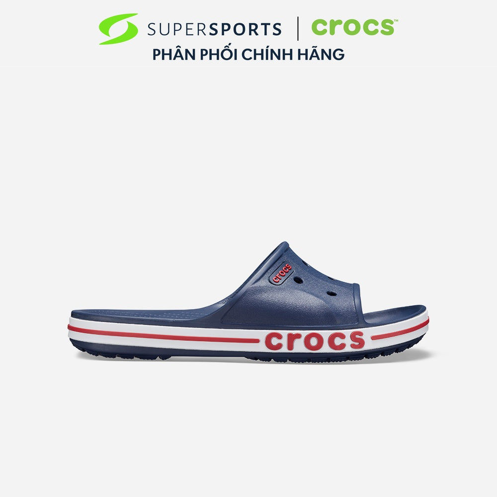 Dép Quai Ngang Unisex Crocs Bayaband - Xanh Navy - 205392-4CC LS100 B000 CPAS1010