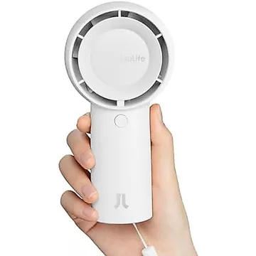 Quạt Turbo cầm tay cầm tay JISULIFE [Thời gian làm mát tối đa 18H], Quạt bỏ túi nhỏ chạy bằng pin cá nhân có thể sạc lại USB 6000mAh với 5 tốc độ để du lịch / ngoài trời / Kỳ nghỉ / Conc