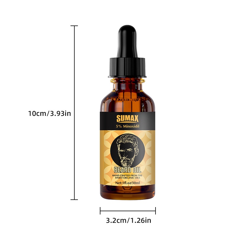 Mô tả Bộ tăng trưởng râu 30ml Con lăn râu Dầu tăng trưởng râu nam với con lăn râu Con lăn Microneedle - 4