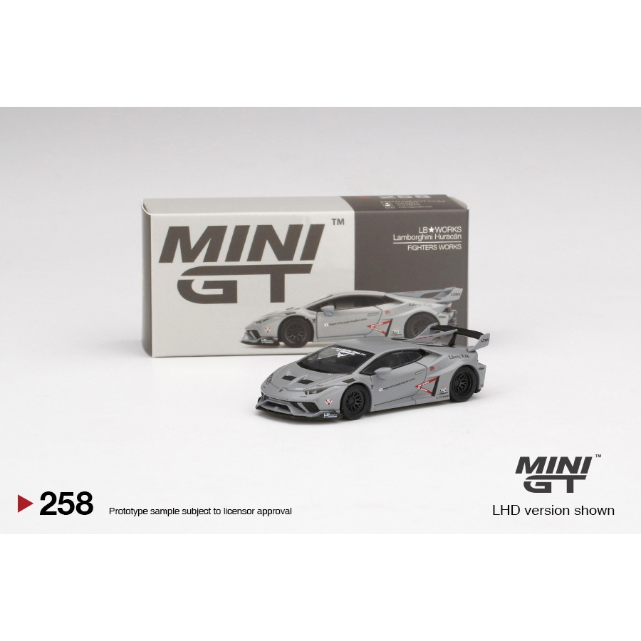 Mini GT 1: 64 MGT00258 LB WORKS Lamborghini Huracán GT FIGHTERS