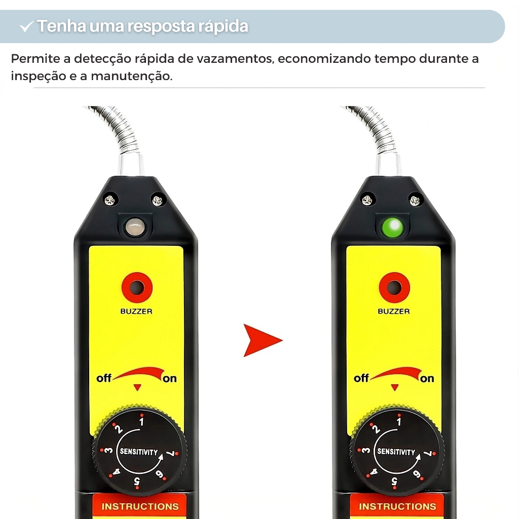 Máy dò rò rỉ khí CFC HFC Halogen Điều hòa không khí lạnh Freon R410a R22a R134a Đồng hồ đo khí Điện lạnh tự động