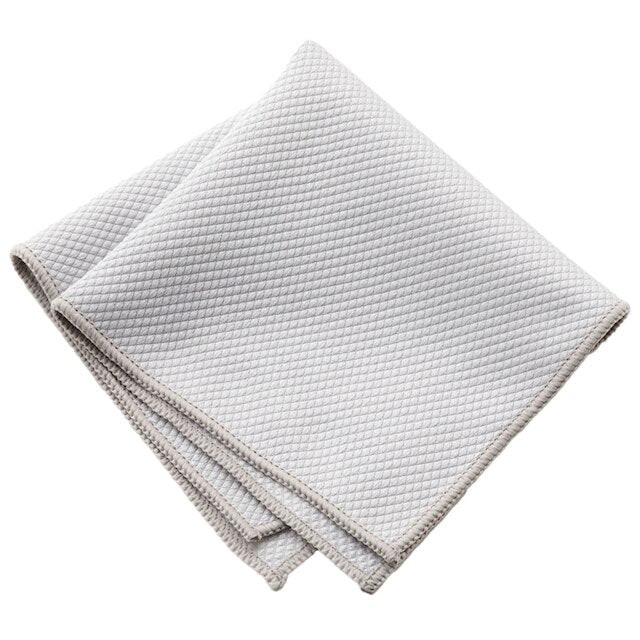 NITORI Khăn Microfiber Lau Kính 2 Cái 34x34x0.1cm Màu Xám Nhạt | BigBuy360 - bigbuy360.vn