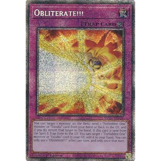 [ Bài Yugioh Chính Hãng ] Obliterate!!! - MP25-EN029 - Starlight Rare 1st Edition
