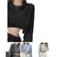Áo Crop Top Crop Top dài tay dành cho nữ Áo thun dáng rộng