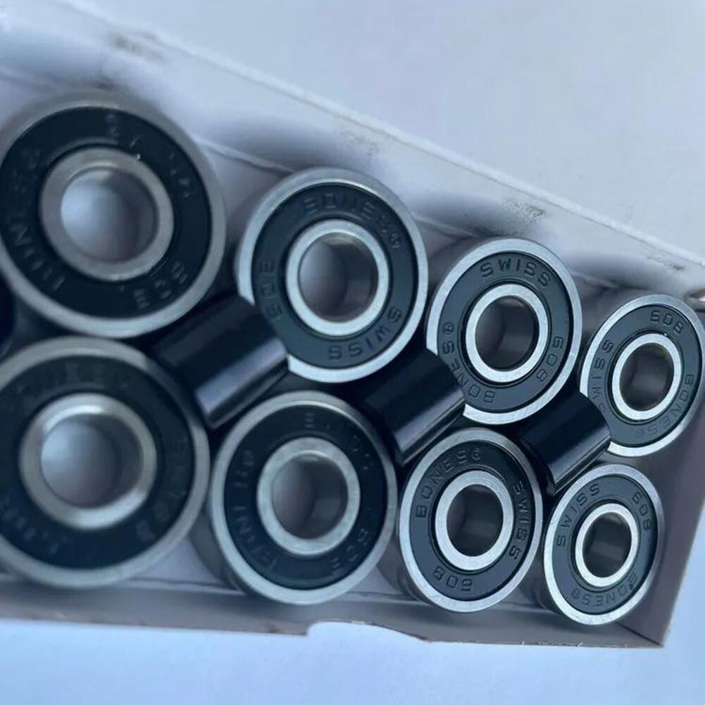 Bộ 8 Bones Wheel Bearings chuẩn 8mm 608 dành cho skateboard chất lượng cao