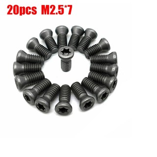 [FUXIN] 20X M2 M2.5 Cho M3 Cho M3.5 M5 Vít Torx Để Thay Thế Lưỡi Dao cacbua Dụng Cụ Tiện CNC