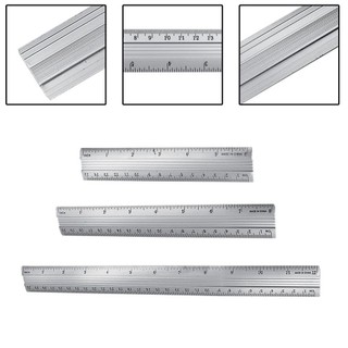 [FUXIN] Dụng cụ vẽ thước thẳng bằng hợp kim nhôm 15 / 20 / 30cm