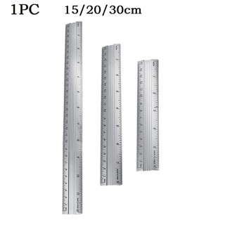 [FUXIN] Dụng cụ vẽ thước thẳng bằng hợp kim nhôm 15 / 20 / 30cm