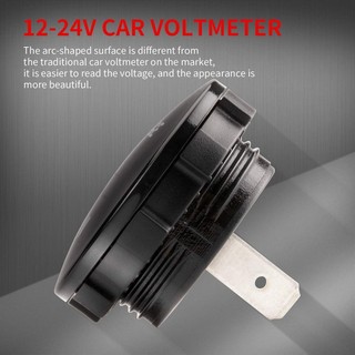 [FUXIN] 1 CÁI DC 12V 24V Thay Thế Ô Tô Vôn Kế Đồng Hồ Đo Vôn Kế LED Kỹ Thuật Số Chống Thấm Nước