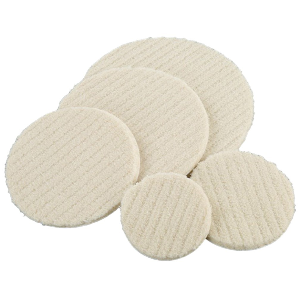 [Smellshi] Đánh bóng 75-180mm cho miếng đệm Bánh xe nỉ đánh bóng len để sửa chữa sơn thủy tinh Scratche