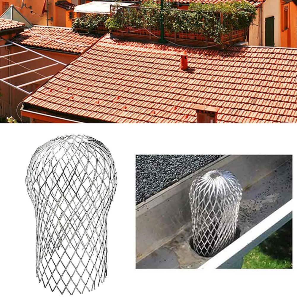 [Smellshi] Bộ lọc bảo vệ máng xối trên nóc Bộ lọc mở rộng 3INCH Ngăn chặn tắc nghẽn lá