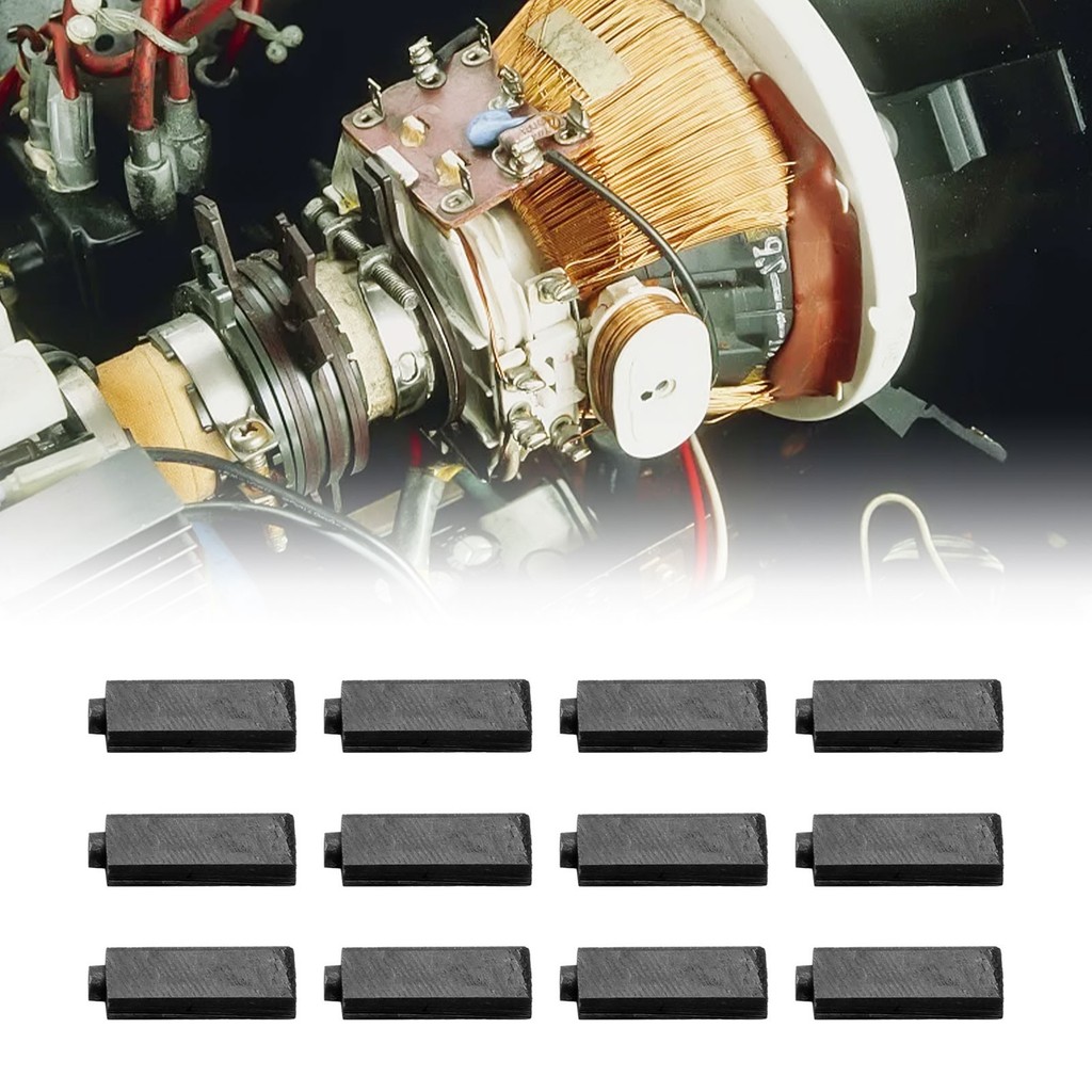 [Smellshi] 12 chiếc 4x5.5x17mm Bàn chải Carbon Động cơ neo Máy sấy tóc điện Bộ chung