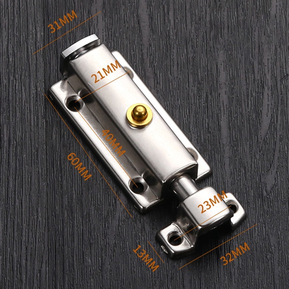 [Smellshi] Nút chốt tự đàn hồi bằng thép không gỉ Chốt cửa Chốt bu lông Khóa bu lông Bu lông trượt