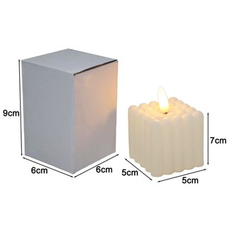 [FUXIN] Thực tế cho Cube LED Ngọn nến mã không cháy Trang trí ngày lễ tiệc cưới