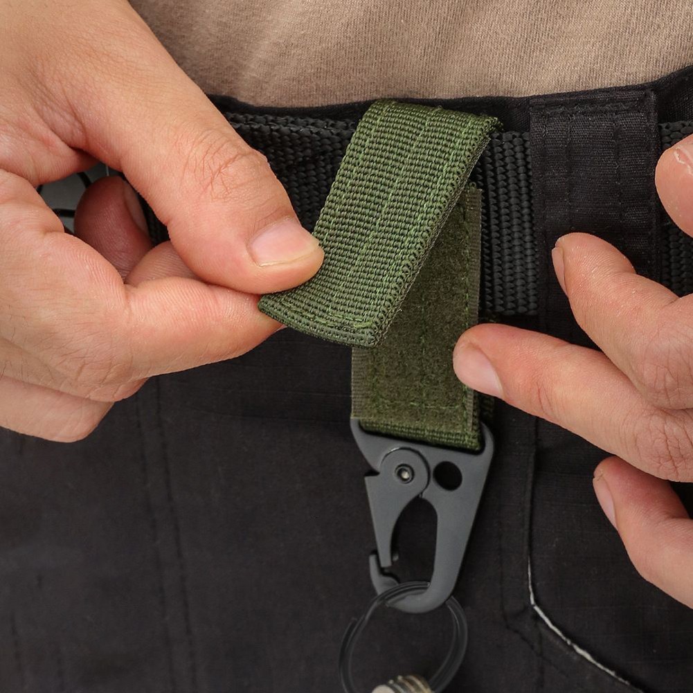 Móc chìa khóa Nylon Carabiner - Hệ thống treo đa năng phù hợp cho cắm trại