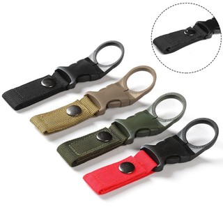 Khóa chai nước tiện lợi cho cắm trại, hanger vải nylon bền bỉ, dễ dàng móc và treo chai nước