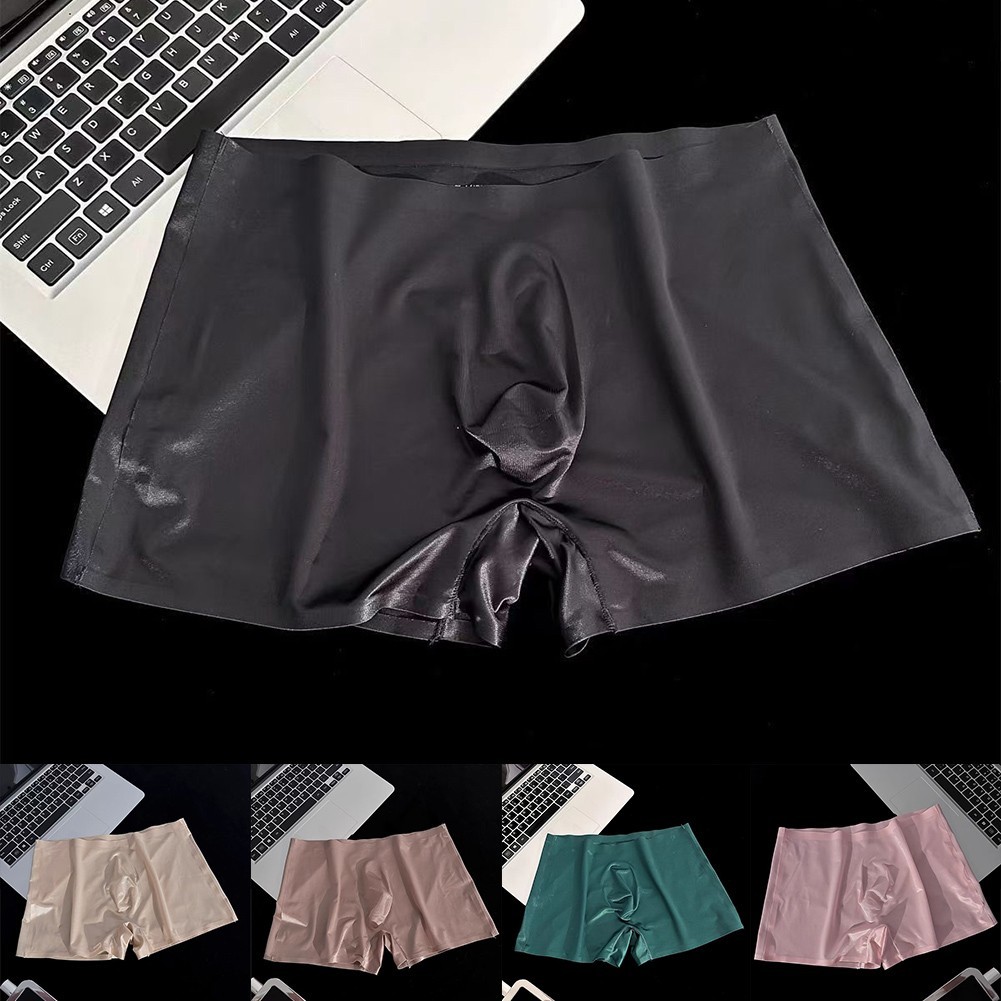 [COSYH] Quần Short Boxer ice silk siêu mỏng có túi bulge pouch - Đồ lót