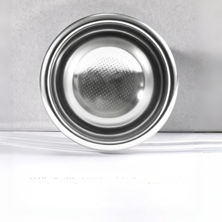 [FUXIN] 58mm CHO Giỏ lọc cà phê không đáy SEMI Portafilter bằng thép không gỉ