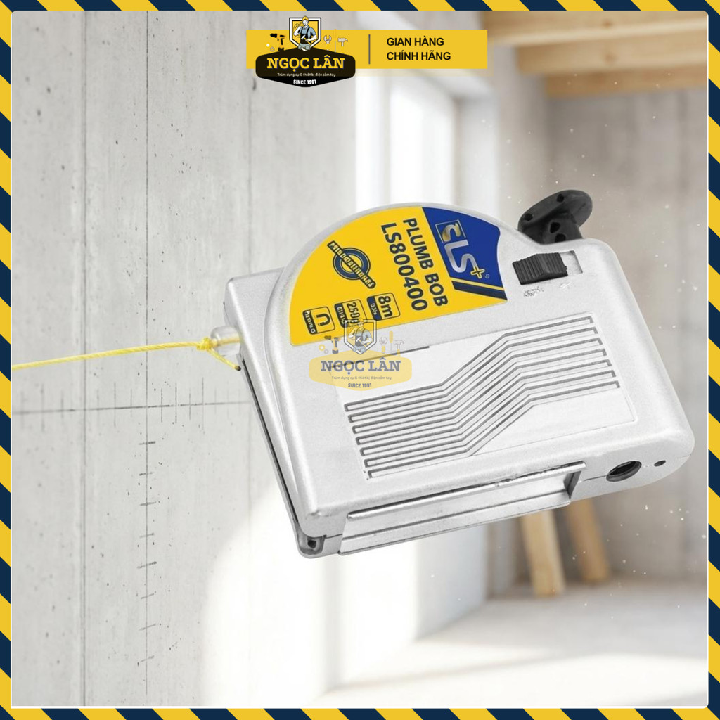 Quả Dọi LS+ Từ Tính Tự Động Giữ Thăng Bằng, Lập Lòn Bằng Thép Không Gỉ Cao Cấp
