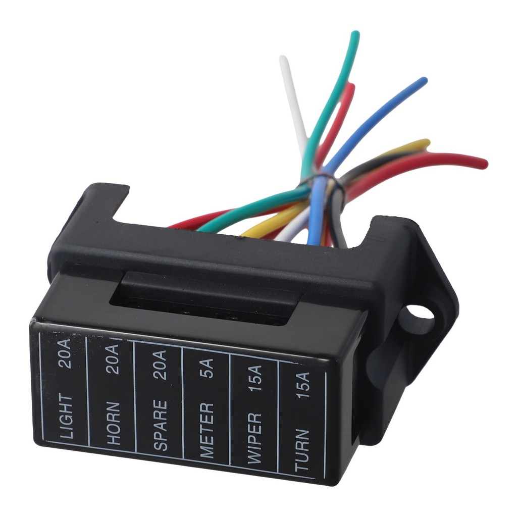 [vn] Hộp cầu chì lưỡi dao tự động 6 chiều DC 32V Hộp đựng khối ATC ATO cho tàu buýt