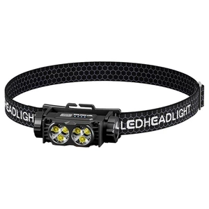 Đèn pha LED kép sạc lại, 3 chế độ điều chỉnh - Perfect cho cắm trại và đi bộ đường dài