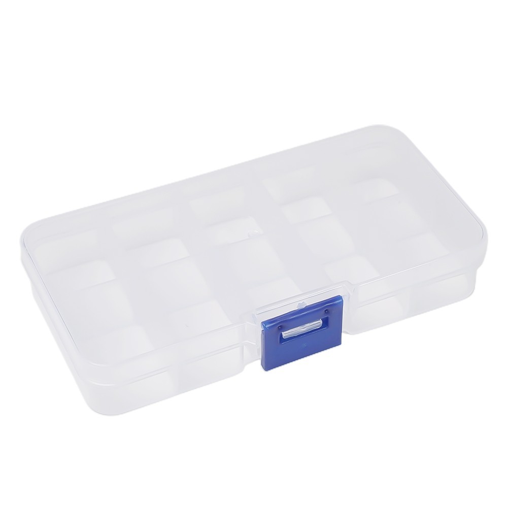 [TOP] 10 / 15 / 24 Ngăn Hộp Nhựa Trang Sức Hạt Hộp Đựng Đồ DIY Sắp Xếp