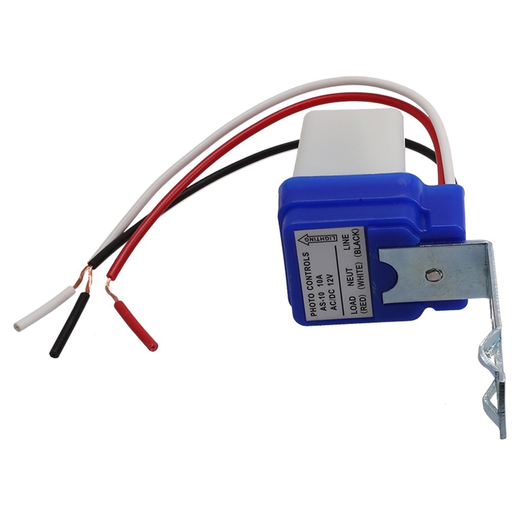 [TOP] AC DC 12V 24V 220V 10A Công tắc cảm biến ánh sáng đường phố Photocell tự động bật tắt