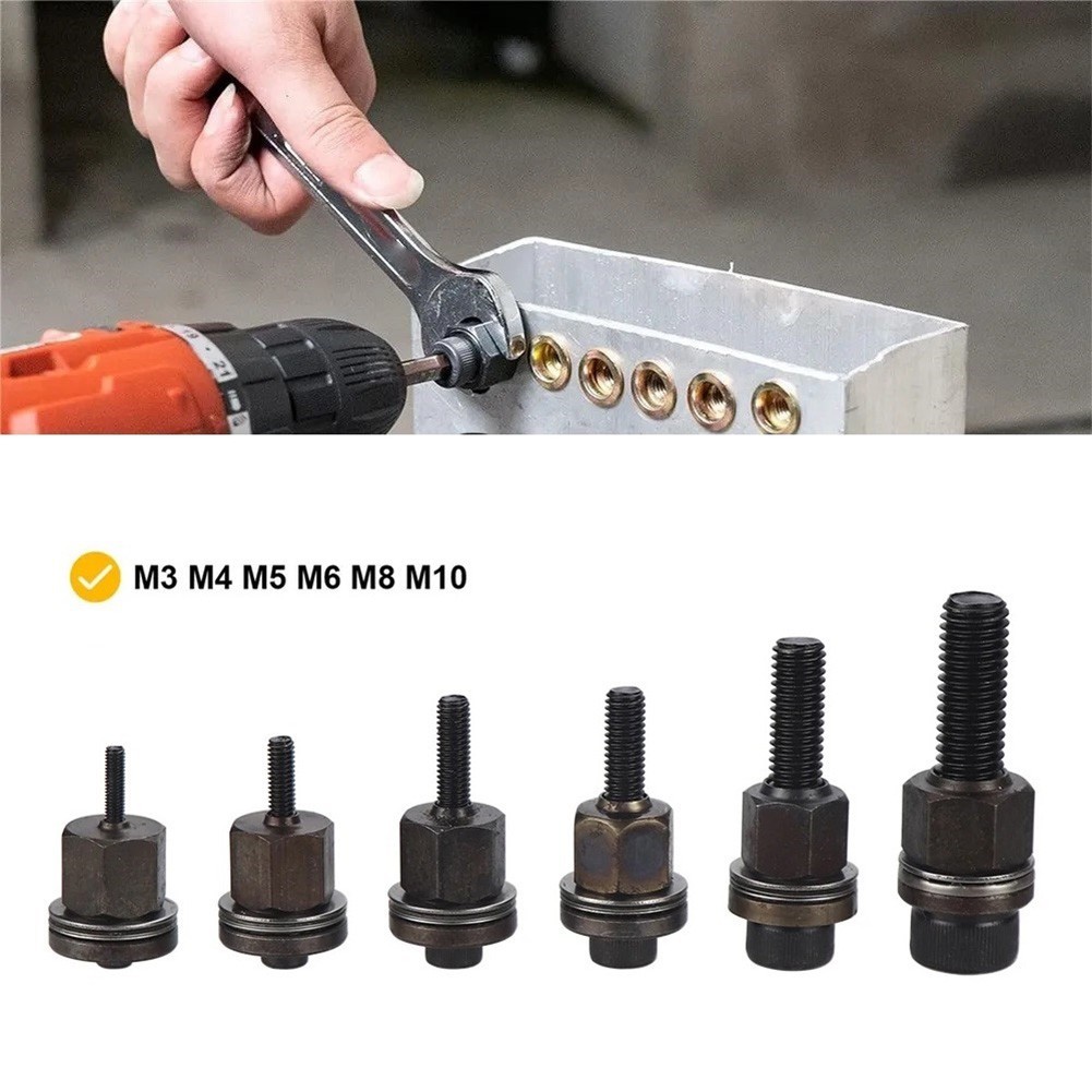 [TOP] 1 Phụ kiện dụng cụ đinh tán bằng tay đinh tán bằng tay cho lắp đặt hạt M3-M10