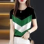 Áo thun nữ cổ tròn tay ngắn dáng rộng, size lớn