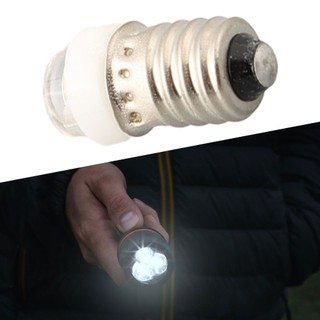 Bóng đèn LED E10 màu trắng 0.5W 6000K, phù hợp thay thế cho đèn pin
