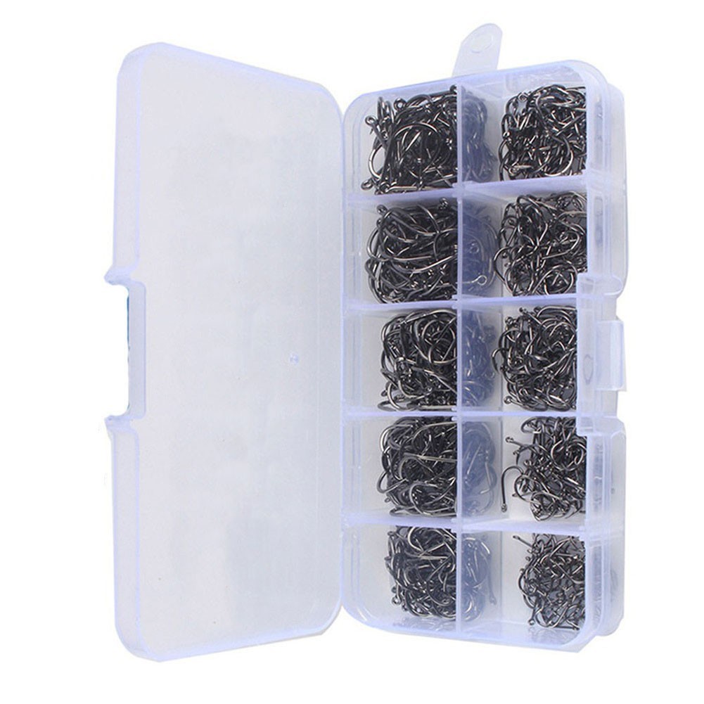 Bộ Móc Câu Thép Carbon Cao Cấp Cho Cá Bay (500/100 Chiếc)