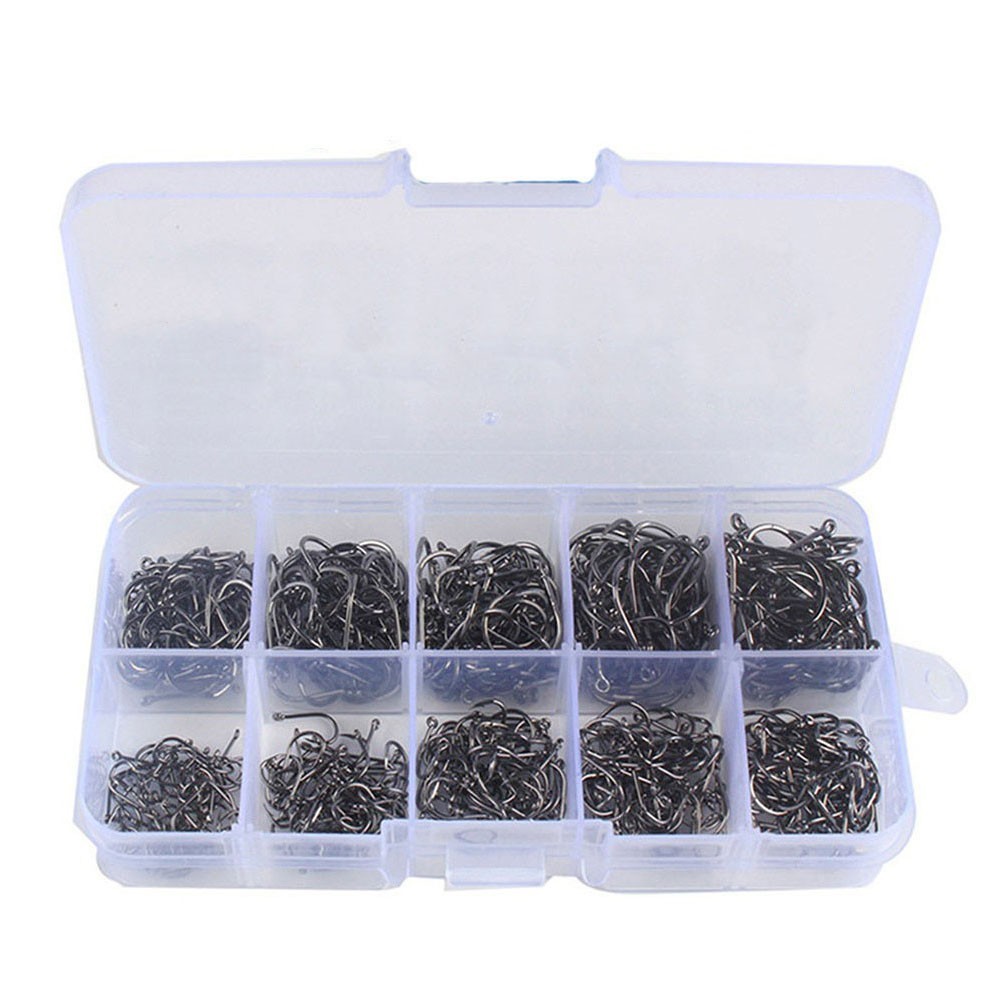 Bộ Móc Câu Thép Carbon Cao Cấp Cho Cá Bay (500/100 Chiếc)