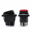 DPST 16A 250VAC Rocker Switch Công tắc đặt lại tròn có nắp chống nước 30 * 24mm