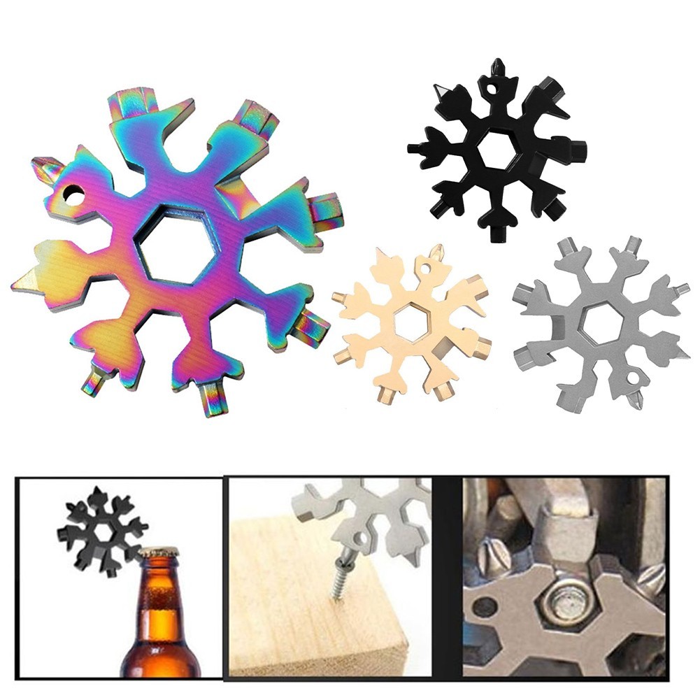 [GIGGLE] Cờ lê bông tuyết đa chức năng 18 trong 1 Hex Cross Tuốc nơ vít hình bát giác