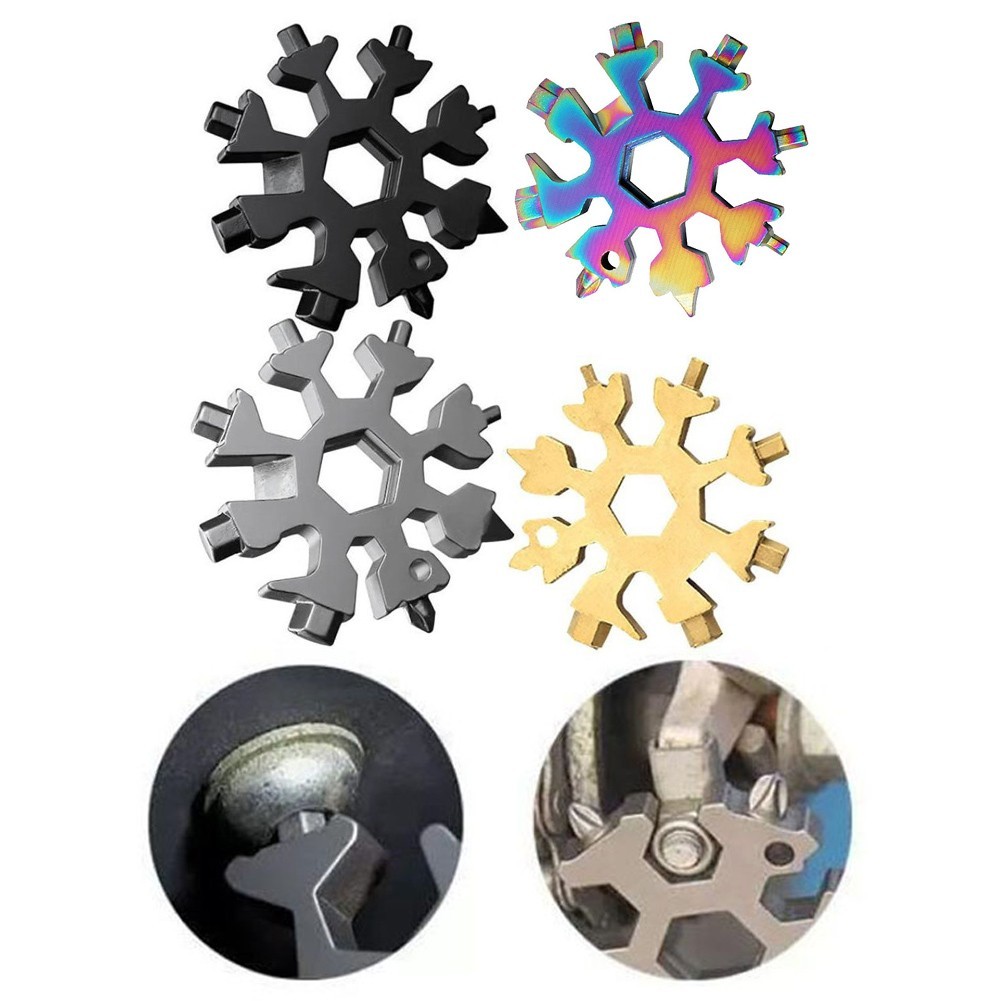 [GIGGLE] Cờ lê bông tuyết đa chức năng 18 trong 1 Hex Cross Tuốc nơ vít hình bát giác