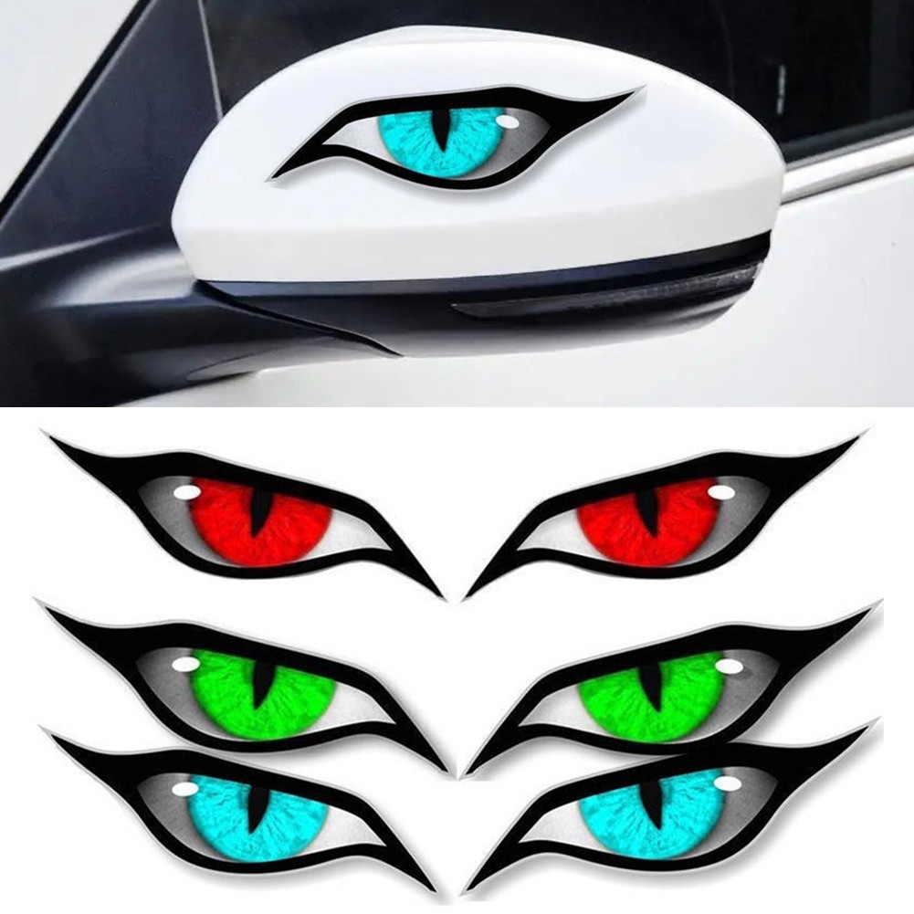 [GIGGLE] Decal gương chiếu hậu phản quang âm thanh nổi 3D dành cho xe máy