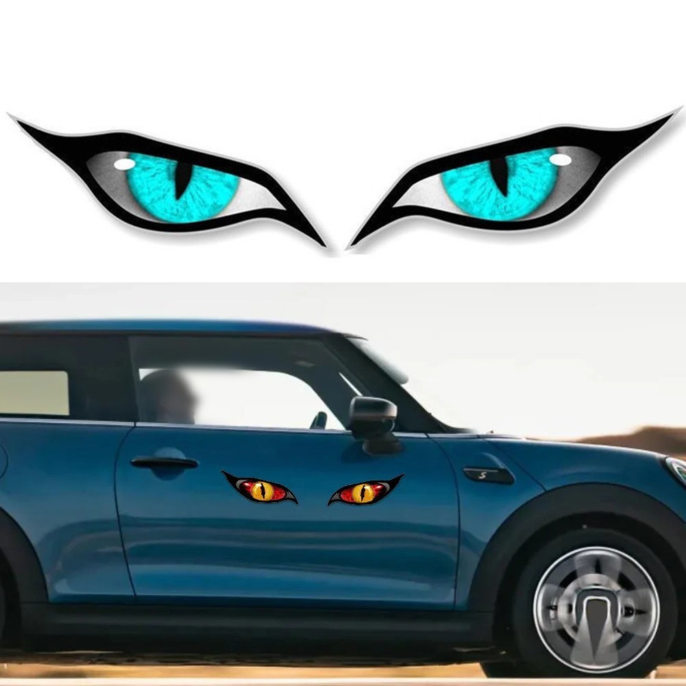 [GIGGLE] Decal gương chiếu hậu phản quang âm thanh nổi 3D dành cho xe máy